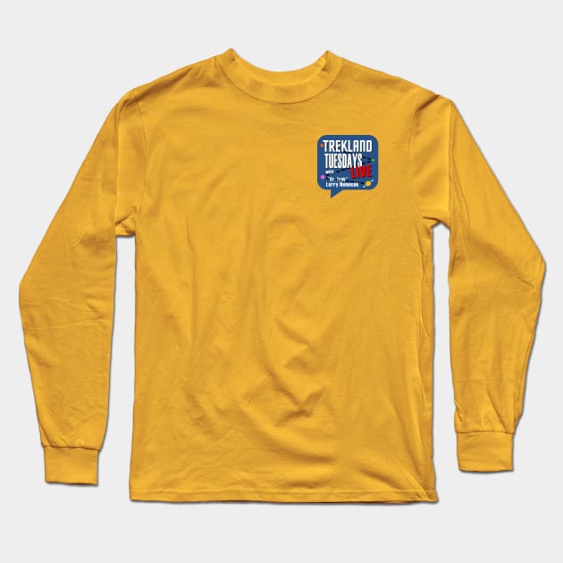 Trekland Tuesdays Live Small Logo Long Sleeve T-Shirt by Trekland Shop